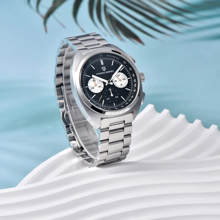 Orologio da Uomo Retrò PAGANI DESIGN 2026 Nuova Collezione, Cronografo al Quarzo, Vetro Zaffiro Giapponese VK63, Spedizione Locale