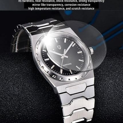PAGANI DESIGN 2026 Nuovo Orologio al Quarzo Sottile da Uomo 7MM VJ21 37MM Zaffiro Acciaio Inossidabile Impermeabile 10Bar Luminoso C3 Reloj Hombre