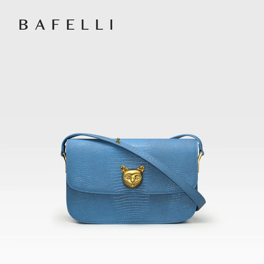 BAFELLI 2025 NUOVA TENDENZA BOXY MESSAGE BAG IN PELLE CAT DONNA CROSSBODY FEMMINA Borsa a tracolla Elegante MODA DI Lusso DESIGNER
