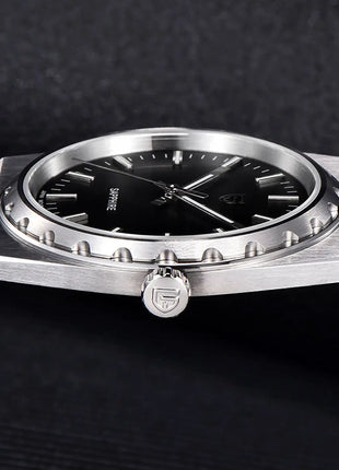 PAGANI DESIGN 2026 Nuovo Orologio al Quarzo Sottile da Uomo 7MM VJ21 37MM Zaffiro Acciaio Inossidabile Impermeabile 10Bar Luminoso C3 Reloj Hombre