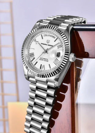 Nuovo orologio da uomo DESIGN PAGANI, orologio automatico di lusso per uomo, orologio meccanico da uomo, vetro zaffiro AR con data, consegna locale UE