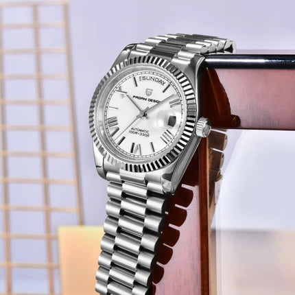 Nuovo orologio da uomo DESIGN PAGANI, orologio automatico di lusso per uomo, orologio meccanico da uomo, vetro zaffiro AR con data, consegna locale UE