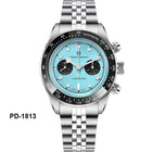 PAGANI DESIGN Nuovo orologio da uomo Panda, orologio sportivo cronografo al quarzo di lusso, vetro zaffiro AR, luminoso, impermeabile, consegna locale UE