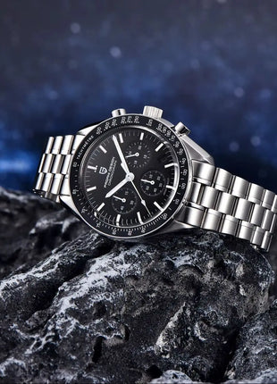 PAGANI DESIGN 2026 Nuovo Orologio da Uomo di Lusso al Quarzo con Funzione Luna, Vetro Zaffiro, Cronografo - Spedizione Locale nell'UE