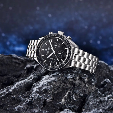 PAGANI DESIGN 2026 Nuovo Orologio da Uomo di Lusso al Quarzo con Funzione Luna, Vetro Zaffiro, Cronografo - Spedizione Locale nell'UE