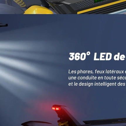 Monopattino Elettrico OOTD S10 10 Pollici con Connessione Bluetooth APP 1400W 48V 20AH 55KM/H Velocità Massima Autonomia 70km Leggero E-scooter con Doppia Sospensione platinumshop