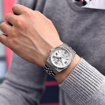 PAGANI DESIGN Nuovo orologio da uomo, orologio automatico di lusso da uomo, orologio meccanico, orologio con protezione AR, zaffiro brillante, spedizione locale