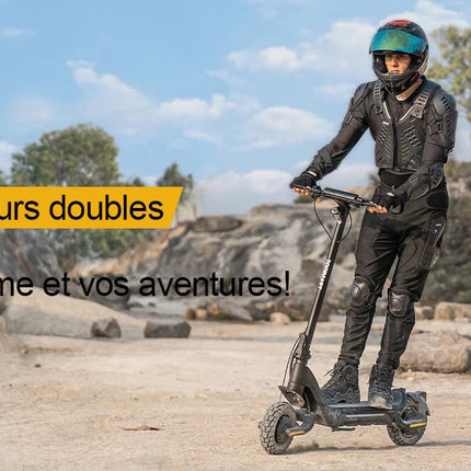 TODIMART X5S scooter elettrici per adulti doppio motore 2000W 48V 18.2Ah velocità 50 km/h pneumatico fuoristrada pieghevole 10" platinumshop