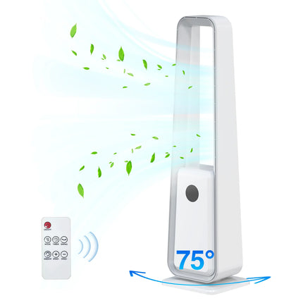 Ventilatore 3-in-1 con opzioni selezionabili: DC con luce, DC senza luce o AC; modalità naturale, normale e sleep.