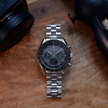 PAGANI DESIGN Moon ST6 Orologio Automatico di Lusso da Uomo, Orologio Business da Uomo, Orologio Meccanico, Luminoso, Vetro Zaffiro, Cinturino in Nylon, Consegna Locale UE 2026