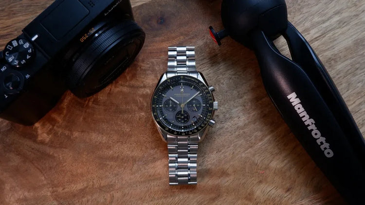 PAGANI DESIGN Moon ST6 Orologio Automatico di Lusso da Uomo, Orologio Business da Uomo, Orologio Meccanico, Luminoso, Vetro Zaffiro, Cinturino in Nylon, Consegna Locale UE 2026
