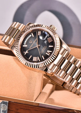 Nuovo orologio da uomo add36 PAGANI DESIGN, orologio automatico di lusso per uomo, orologio meccanico da lavoro, vetro zaffiro AR, impermeabile fino a 10 bar, spedizione locale.