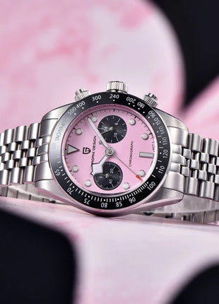 Nuovo Orologio da Uomo PAGANI DESIGN Panda 2026, Marca di Lusso, Orologio al Quarzo, Cronografo Sportivo, Ghiera in Ceramica, Vetro Zaffiro AR, Luminoso, Impermeabile, in Acciaio Inossidabile