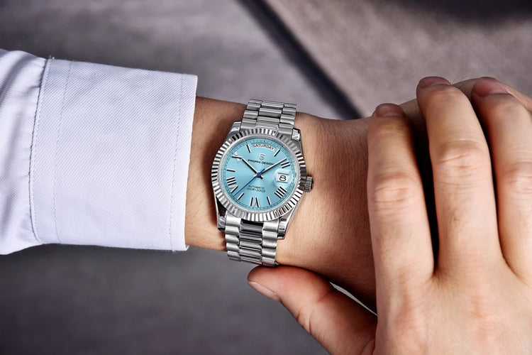 Nuovo orologio da uomo add36 PAGANI DESIGN, orologio automatico di lusso per uomo, orologio meccanico da lavoro, vetro zaffiro AR, impermeabile fino a 10 bar, spedizione locale.