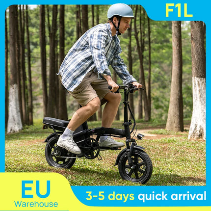 Bicicletta Elettrica Pieghevole per Adulti 14 Pollici, Motore da 500W, Batteria Rimovibile 48V 7.5Ah, Autonomia 65 km, Ricarica Rapida in 3 Ore, Bici Leggera