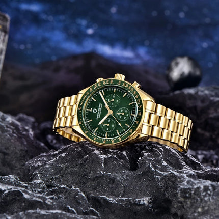 Nuovo Orologio da Uomo PAGANI DESIGN V6 Moon 2026, Orologio al Quarzo di Lusso, Cronografo Sportivo VK63, Vetro Zaffiro AR, Impermeabile, Luminoso, Regalo