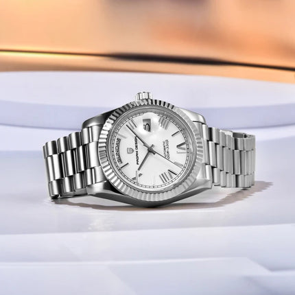 Nuovo orologio da uomo DESIGN PAGANI, orologio automatico di lusso per uomo, orologio meccanico da uomo, vetro zaffiro AR con data, consegna locale UE
