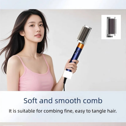 SenCiciMen 6 in 1 Professional Hot Air Styler Negative Ion Multi Hair Styler Set for Auto Curling Hair Styling Tools For Fast Drying, Curling, Volumizing &  Smooth Best Gift for Women