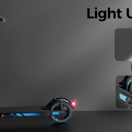 HiQiS V10 E-Scooter 500W Motore 36V 10.5Ah 40KMH Velocità 30KM Gamma Pieghevole EScooter 10 pollici Pneumatico Ad Aria Scooter Elettrico Per Adulti