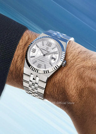 PAGANI DESIGN Orologio automatico di lusso con quadrante rombo 3D per uomo Orologio da polso meccanico da lavoro AR Orologio in cristallo di zaffiro 2025 Nuovo