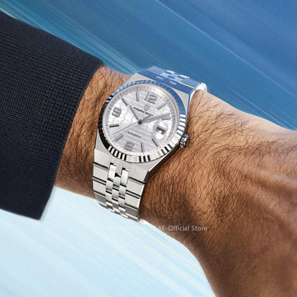 PAGANI DESIGN Orologio automatico di lusso con quadrante rombo 3D per uomo Orologio da polso meccanico da lavoro AR Orologio in cristallo di zaffiro 2025 Nuovo