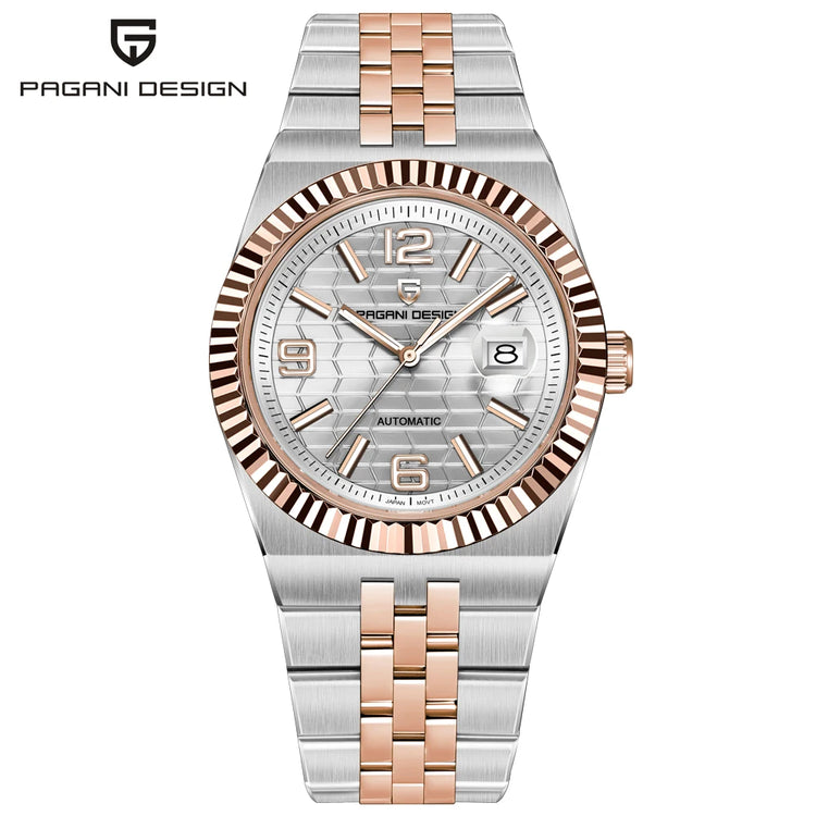 Nuovo Orologio da Uomo PAGANI DESIGN 2026, Orologio Automatico di Lusso, Meccanico, con Vetro Zaffiro AR, Luminoso, Durevole, in Acciaio Inossidabile
