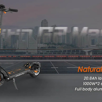Scooter elettrico KuKirin G2 Master (versione 2025, motore 1000 W*2, batteria 52 V 20,8 Ah, pneumatici da 10 pollici, velocità massima 60 km/h, portata 70 km