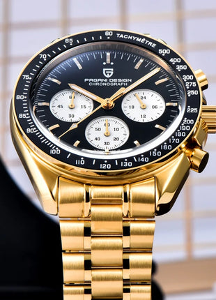Nuovo Orologio da Uomo PAGANI DESIGN V6 Moon 2026, Orologio al Quarzo di Lusso, Cronografo Sportivo VK63, Vetro Zaffiro AR, Impermeabile, Luminoso, Regalo