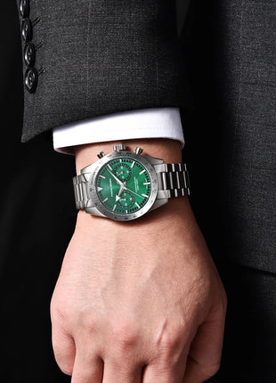 Orologio da Uomo Retrò PAGANI DESIGN 2026, Orologio al Quarzo con Display Lunare, Nuovo Orologio Sportivo Cronografo AR Sapphire VK64, Spedizione Locale
