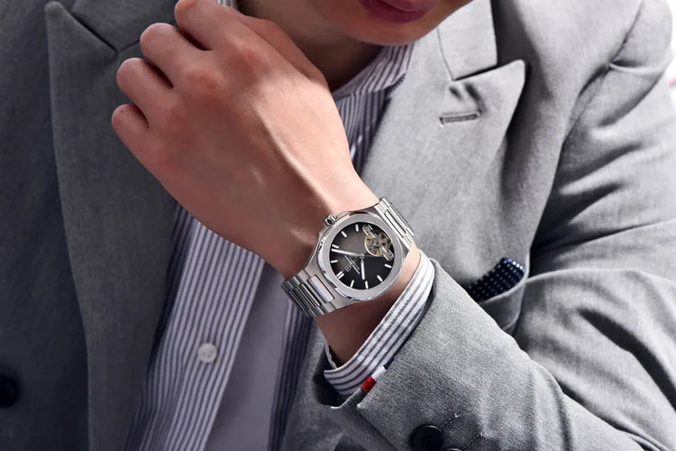 Nuovo Orologio Meccanico da Uomo PAGANI Whirlpool DESIGN 2026, Orologio Automatico di Lusso di Alta Gamma per Uomo, Scheletrato, Luminoso, con Vetro Zaffiro AR Protettivo, in Acciaio Inossidabile, Leggero
