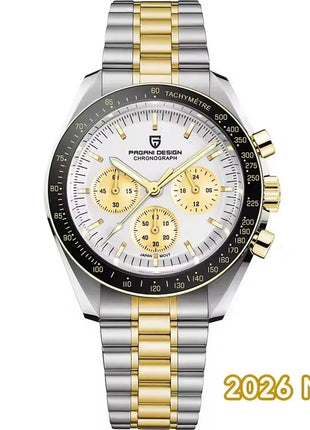 Nuovo Orologio da Uomo PAGANI DESIGN V6 Moon 2026, Orologio al Quarzo di Lusso, Cronografo Sportivo VK63, Vetro Zaffiro AR, Impermeabile, Luminoso, Regalo