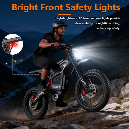 Nuova E-Bike Fuoristrada EU GT600, 85 km/h di velocità massima, motore brushless da 7.500 W, batteria al litio 72V 30Ah, moto elettrica per adulti, autonomia massima 85 km/h