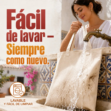 Borsa tote in tela 40X33 cm con cerniera interna, borsa a tracolla leggera e riutilizzabile per lo shopping quotidiano, per donne e studentesse