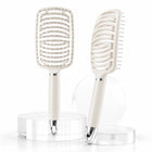 Hair Comb Air Cushion hairbrush For WOMEN'S, Paddle Brush Flexible (Flexible Rounded Bristles, Untangling Brush & Massage Brush For Long Short Curly Straight And Wet Hair gift For Women For Christmas birthday & Valentine's Da