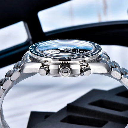 Nuovo Orologio da Uomo PAGANI DESIGN V6 Moon 2026, Orologio al Quarzo di Lusso, Cronografo Sportivo VK63, Vetro Zaffiro AR, Impermeabile, Luminoso, Regalo