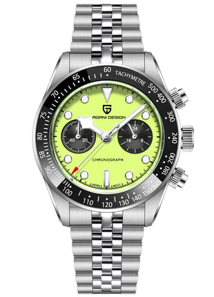 Nuovo PAGANI DESIGN 2026 Orologio da Uomo Panda, Orologio al Quarzo di Lusso, Cronografo con Quadrante in Zaffiro, Luminoso, Acciaio Inossidabile 316L, Spedizione Locale