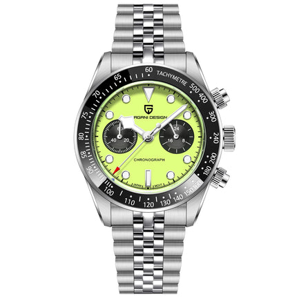 Nuovo PAGANI DESIGN 2026 Orologio da Uomo Panda, Orologio al Quarzo di Lusso, Cronografo con Quadrante in Zaffiro, Luminoso, Acciaio Inossidabile 316L, Spedizione Locale