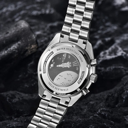 PAGANI DESIGN Nuovo PD1701 Orologio da Uomo di Lusso al Quarzo Cronografo Sportivo con Vetro Zaffiro Impermeabile Spedizione Locale