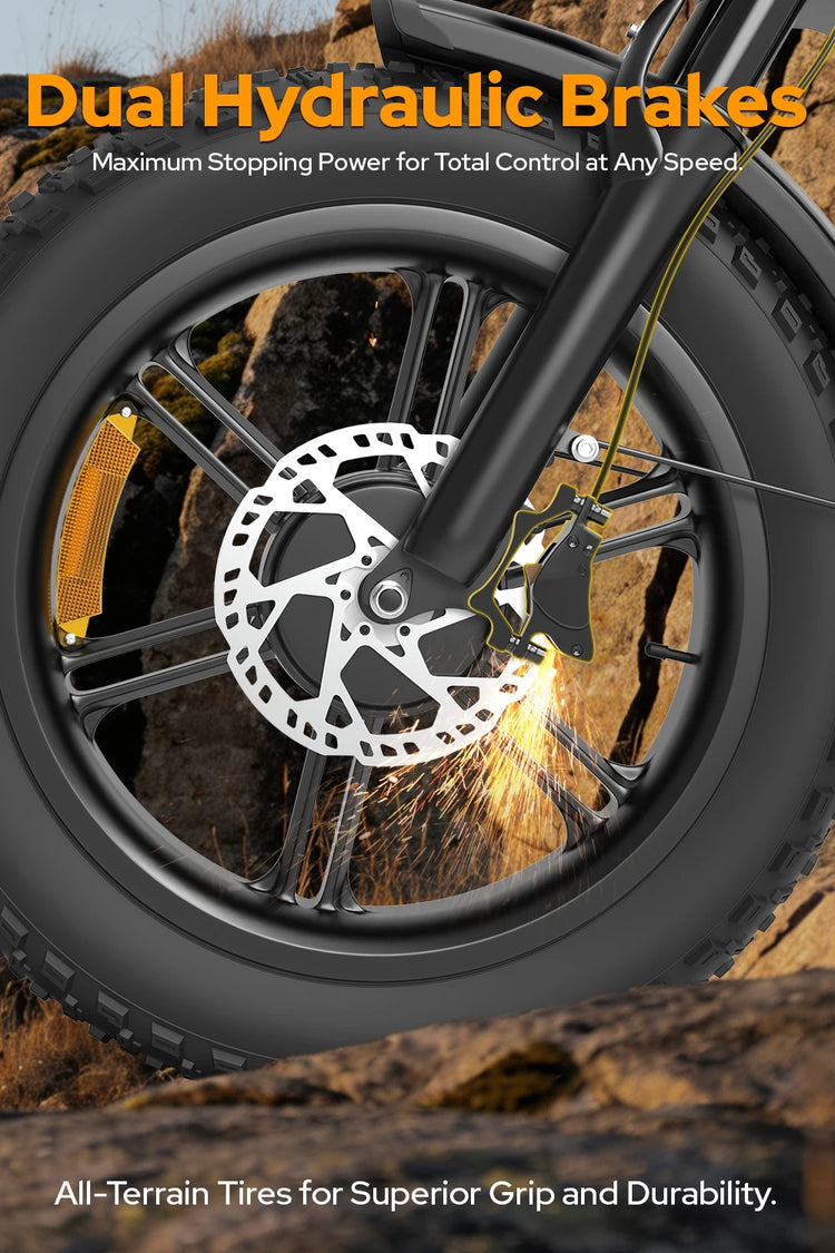 Bicicletta Elettrica DEEPOWER S8 3500W Doppio Motore 48V 60Ah Doppia Batteria Bici Elettrica Fuoristrada Pneumatici Larghi 20 Pollici E-bike per Tutti i Terreni
