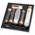New 5-In-1 Electric Hair Dryer Styling Set  Home Styling Tools Curling Iron Hot Air Comb Straightener Multifunctional Hair Salon