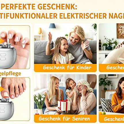 4-in-1 Electric Nail Clippers Suitable for Fingernails and Toenails
