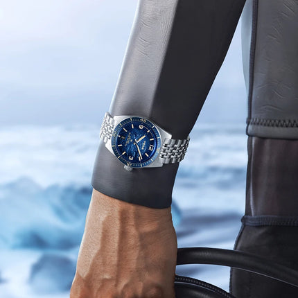 Seagull Men‘s Luxury Mechanical Watch Luminous Waterproof Multi Function Sapphire Mirror Antarctica Expedition 816.37.1064A NEW