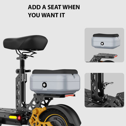 Ruitoo M5Pro Scooter elettrico Motore 1200W Batteria 48V20.8AH Velocità 55KM/h Pneumatici fuoristrada da 11 pollici Design portatile pieghevole