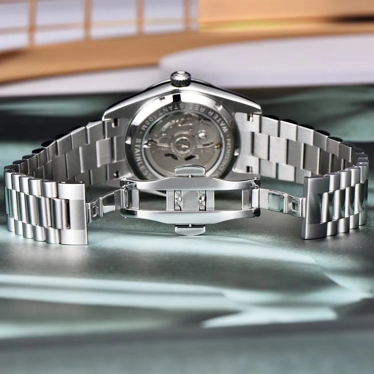 PAGANI DESIGN Nuovo Orologio da Uomo 40mm con Calendario Settimanale, Acciaio Inossidabile, Impermeabile 100M, Vetro Zaffiro AR, Movimento Giapponese di Lusso