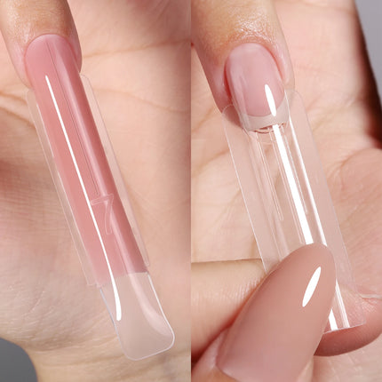 Original YOKEFELLOW Sandwich Dual Nail Form Short Stiletto Nail Extension Form 240pcs Top Form Bottom Form For Quick Nail Extensions IM222