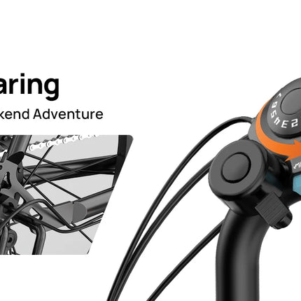 Urlife E26 750W Peak Bicicletta Elettrica per Pendolari a Lungo Raggio, Pneumatici 26×2 Pollici, Batteria al Litio Rimovibile ad Alta Capacità 36V 13Ah, 7 Velocità, Freno Idraulico, Display LCD