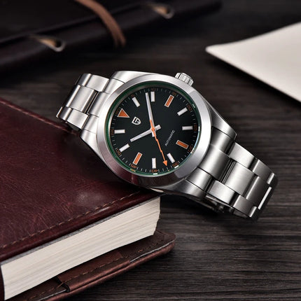 Nuovo Orologio da Uomo PAGANI DESIGN 2026, Orologio Automatico di Lusso per Uomo, Movimento Meccanico 8215, Regalo per Uomo, Vetro Zaffiro AR, Impermeabile, Luminoso, in Acciaio Inossidabile