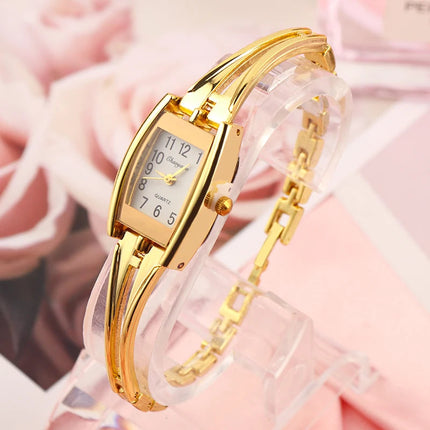 I più nuovi braccialetti per orologi da polso da donna Orologi da donna in acciaio inossidabile di moda Orologio da donna al quarzo Orologi Reloj Mujer platinumshop