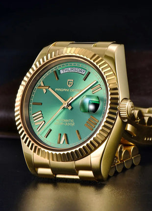 PAGANI DESIGN DD36 Oro Verde V2 Orologi Meccanici da Uomo Orologio Automatico di Lusso per Uomo 2026 Nuovo Orologio da Polso con Vetro Zaffiro AR