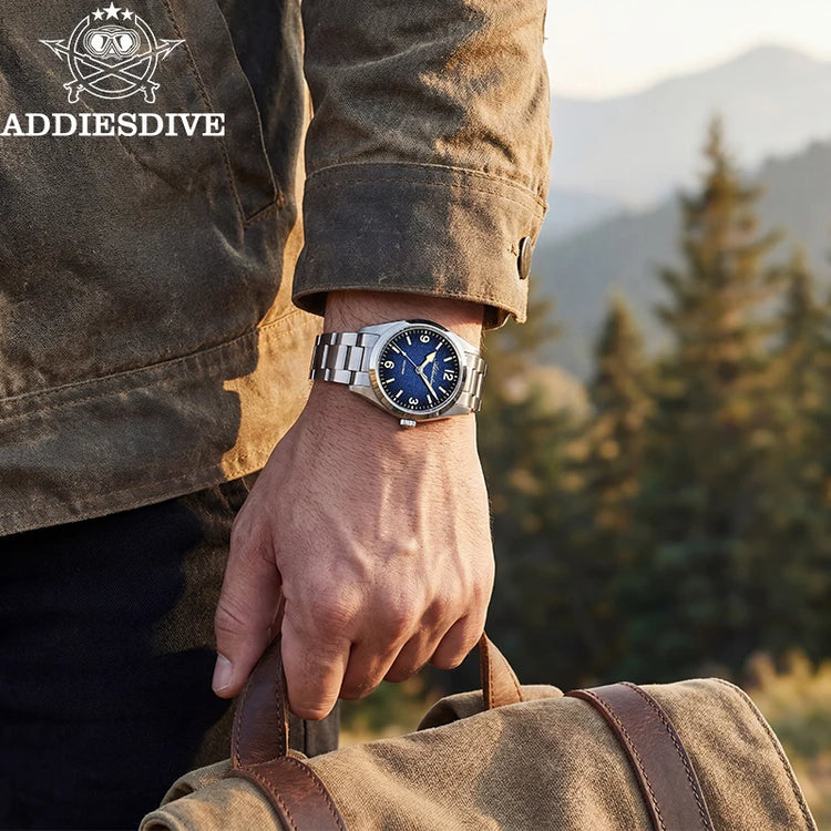 ADDIESDIVE AD2544 Women's Quartz Watch Japan 2035 Movement 100m Waterproof Sapphire Glass 316L Stainless Steel Ladies Watch 36mm